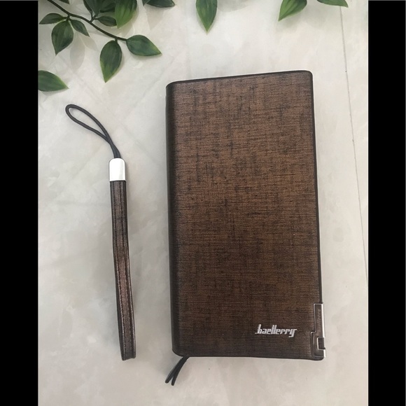 ✨Shimmering Bronze Wallet/Clutch✨ - Picture 1 of 7